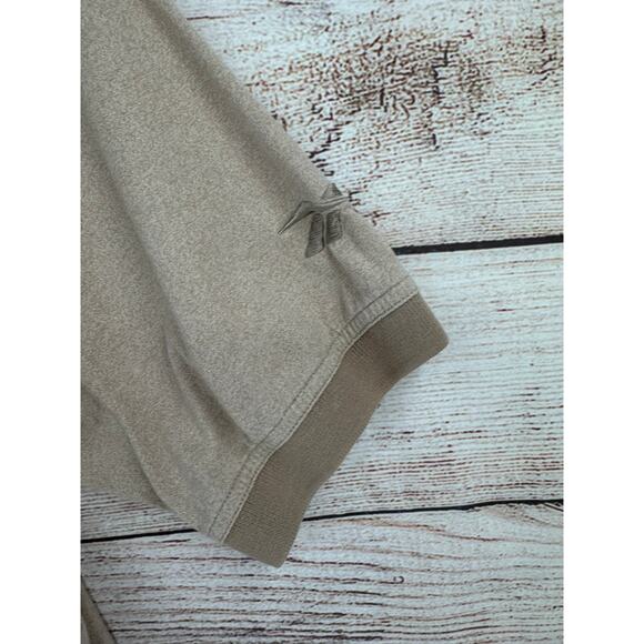 Vintage 1995 Reebok NFL Super Bowl 30 Polo Shirts Mens XL Beige Tan Embroidered - Picture 6 of 10